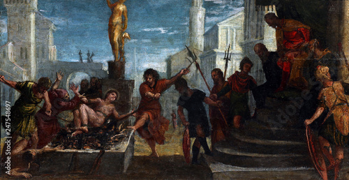 Fototapeta Martyrdom of St. Lawrence