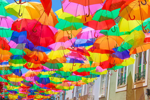 カラフルな傘　ポルトガル・アゲダ  Portgal. Agueda