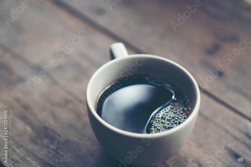 hot black coffee, morning life