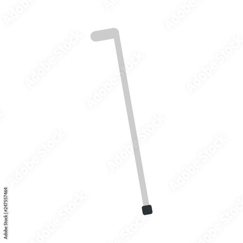 Walking cane. Vector illustration. EPS 10.