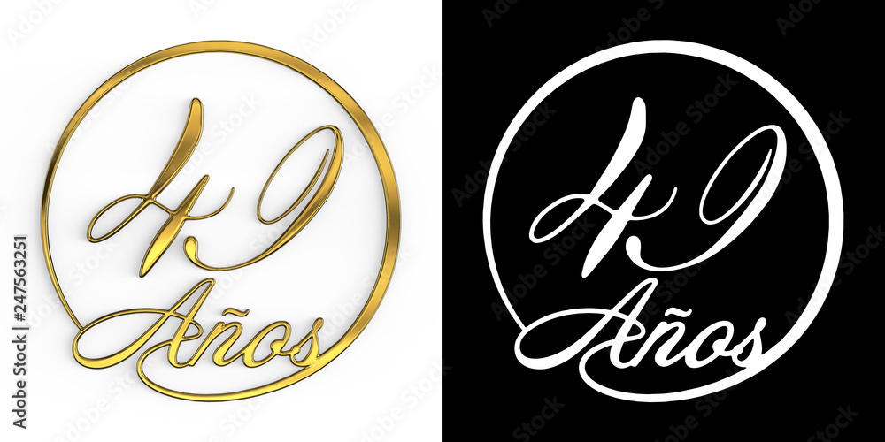 Spanish Golden number forty-nine years Spanish Golden number forty-nine years
