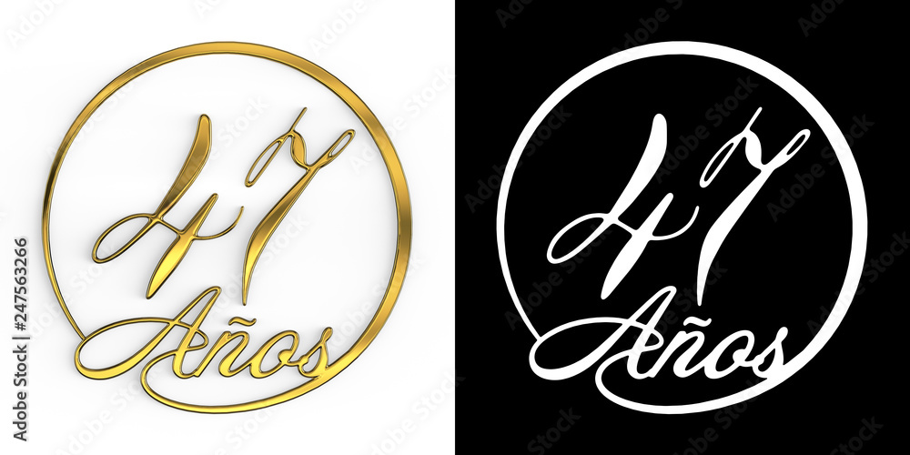 Spanish Golden number forty-seven years Spanish Golden number forty-seven years