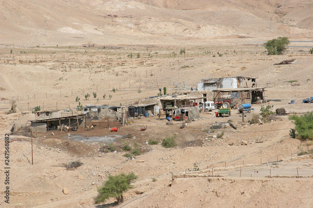 Village in Judea desert, Israel