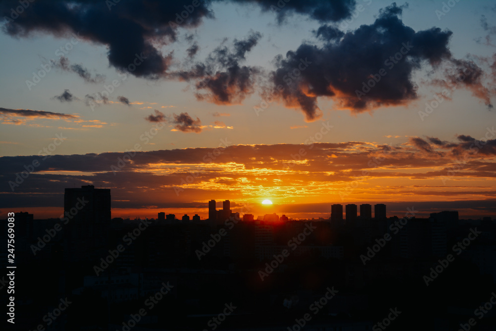 Moscow Skyline at Golden Hour Moscow Skyline at Golden Hour