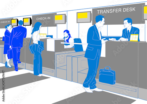 Transfer desk
