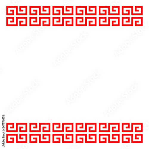 中華マークのフレーム