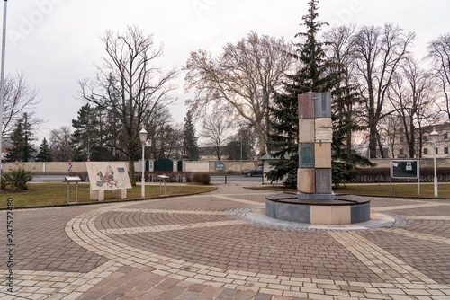 Platz bei Europabrunnen Oberwaltersdorf