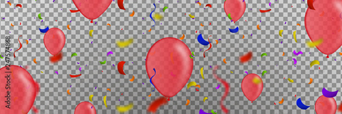 fröhliche Fete auf transparentem Hintergrund