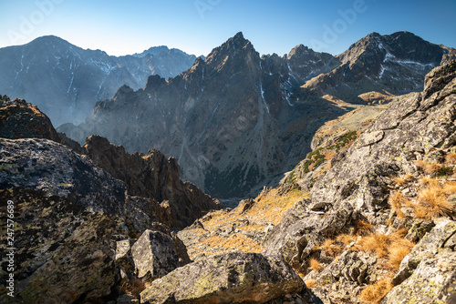 Autumn mountain landscape