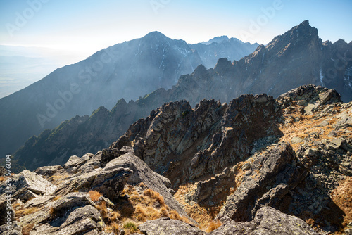 Autumn mountain landscape
