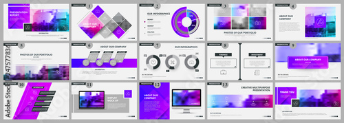 Abstract, multicolor presentation slides. Modern brochure cover design. Fancy info banner frame. Creative infographic elements set. Urban city font. Vector title sheet model. Ad flyer style template
