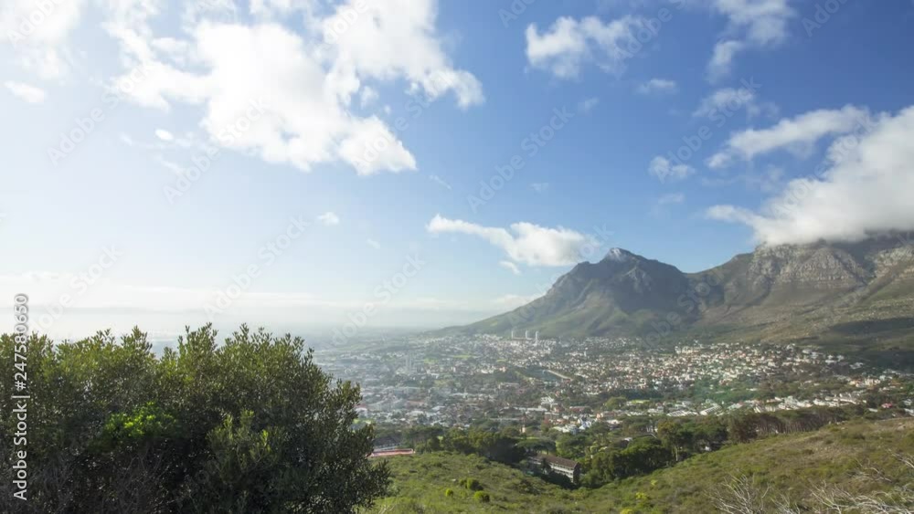 A timelapse of Table Mountain, Cape Town, South Africa A timelapse of Table Mountain, Cape Town, South Africa