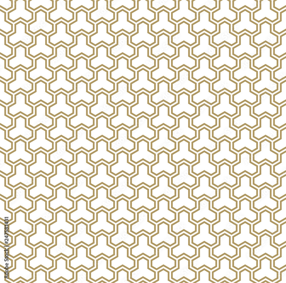 Seamless pattern based on Japanese ornament Kumiko Seamless pattern based on Japanese ornament Kumiko