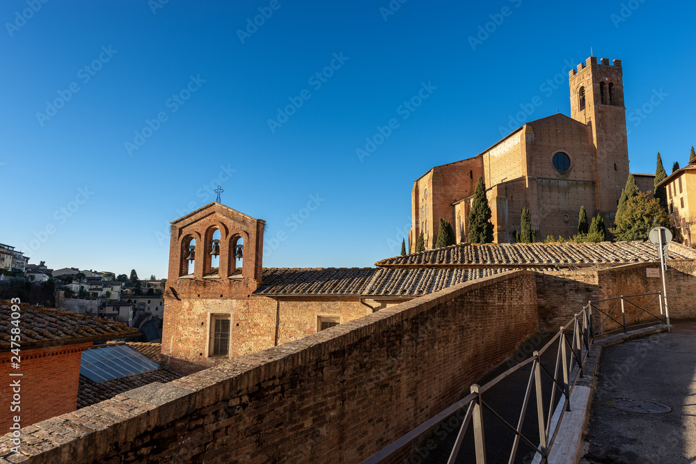 Basilica of San Domenico - Siena Tuscany Italy