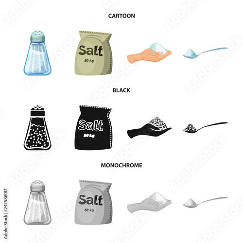 Vector illustration of cooking and sea sign. Collection of cooking and baking   vector icon for stock.