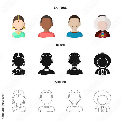 Vector illustration of imitator and resident icon. Collection of imitator and culture stock vector illustration.