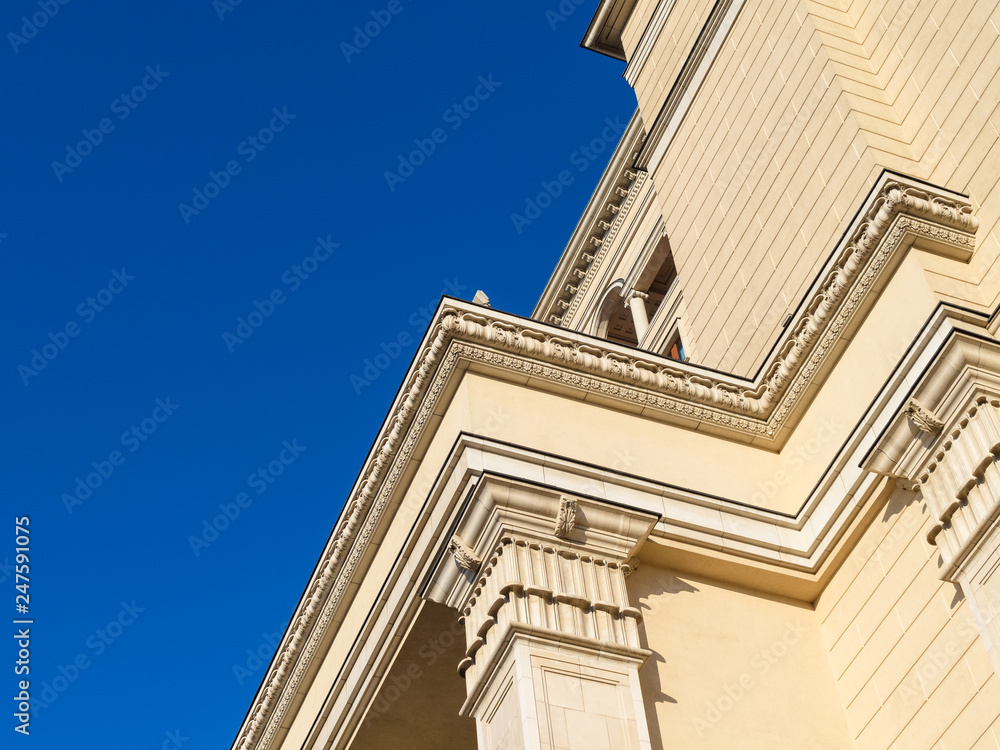 Moscow architecture - detail of old edifice