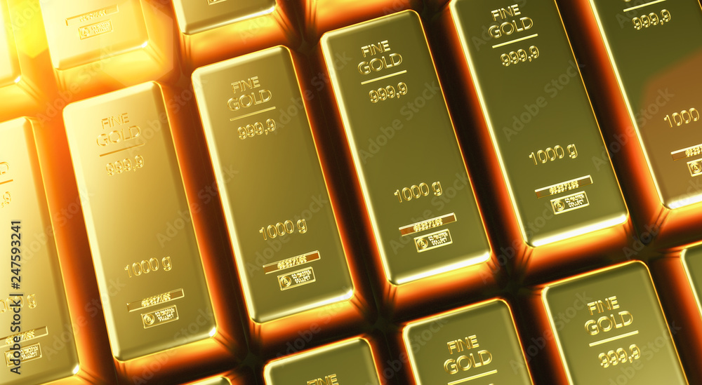 Gold bar close up shot. wealth business success concept Gold bar close up shot. wealth business success concept
