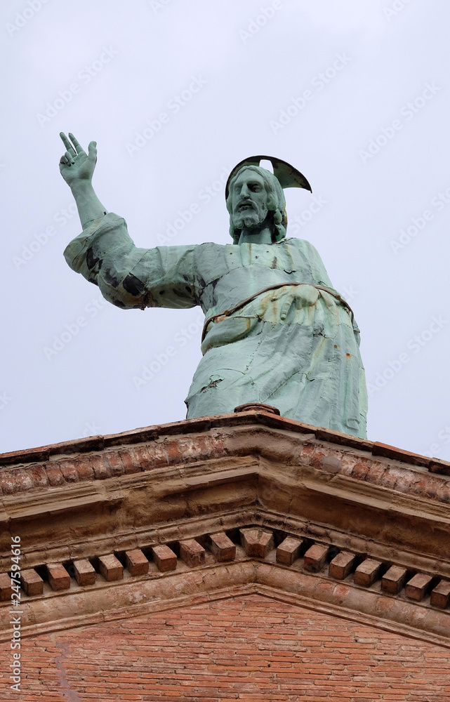 Jesus Christ Savior and Redeemer of the World, Church of SS. Salvatore. Bologna. Emilia-Romagna. Italy. Jesus Christ Savior and Redeemer of the World, Church of SS. Salvatore. Bologna. Emilia-Romagna. Italy.