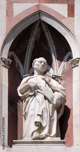 The Beardless Prophet by Donatello, Campanile (Bell Tower) of Cattedrale di Santa Maria del Fiore (Cathedral of Saint Mary of the Flower), Florence, Italy  photo