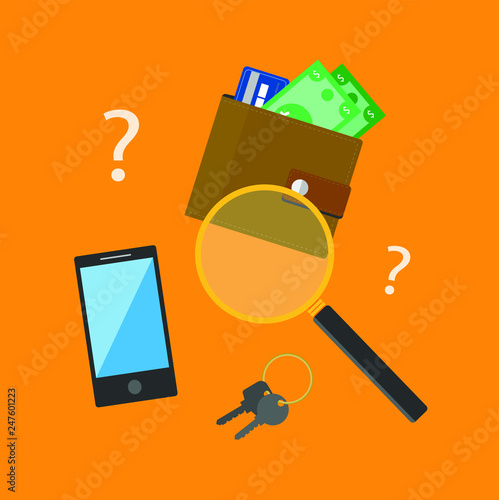 Lost and found items.