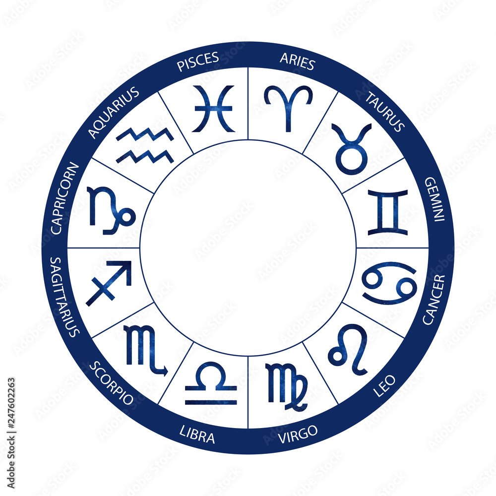 Vector. Graphic astrology set on the white background. A simple cosmic geometric representation of the zodiac sign for horoscope with titles Vector. Graphic astrology set on the white background. A simple cosmic geometric representation of the zodiac sign for horoscope with titles
