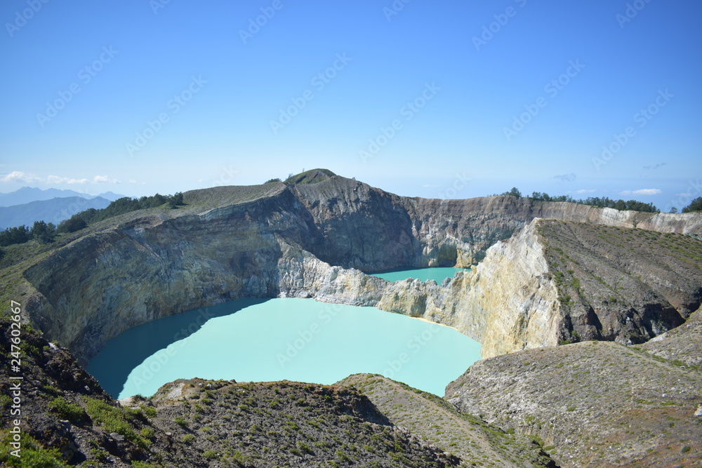 Beautiful Kelimutu Lake, Ende Flores island, Indonesia