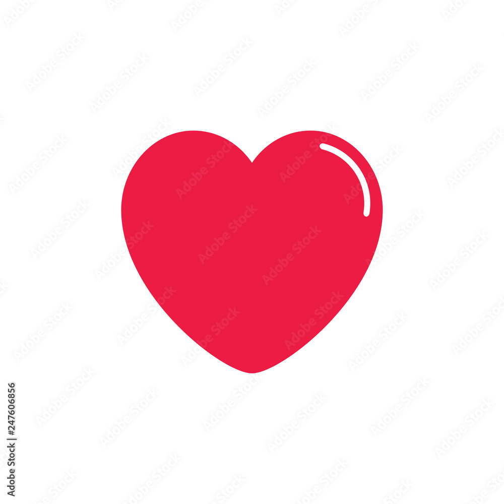 Vector heart icon. - Vector