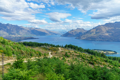 hiking the queenstown hill walkway, lake waktipu, new zealand 2