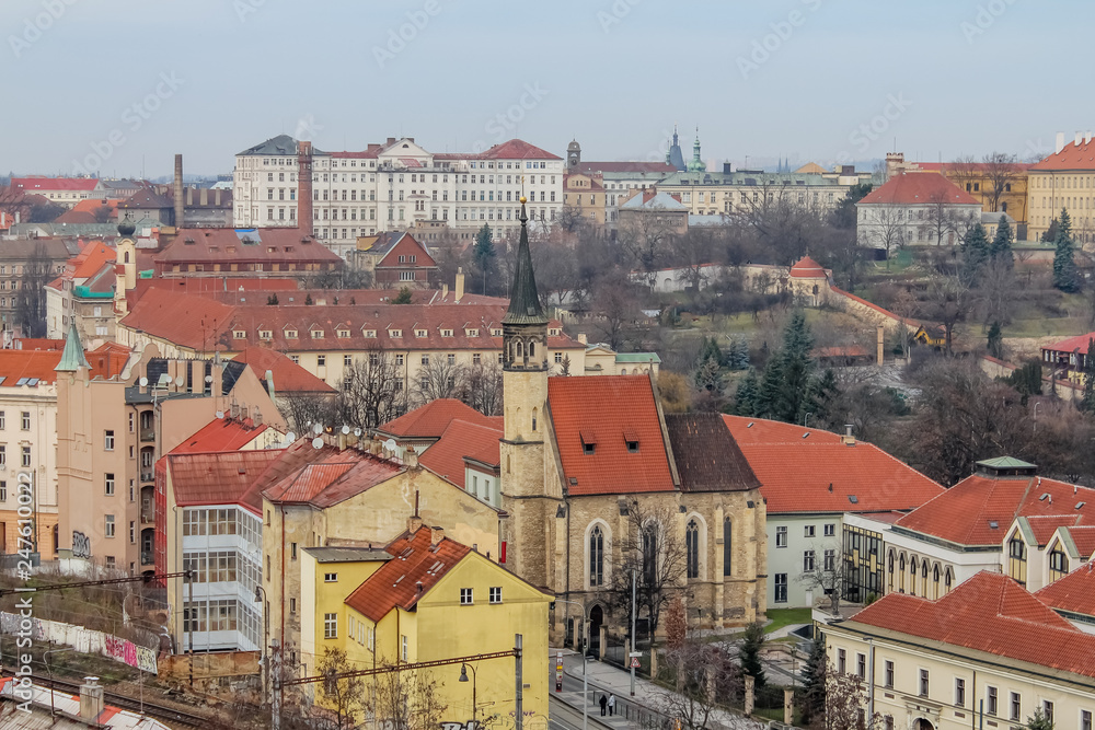 Obraz premium city streets of Prague from a different angle