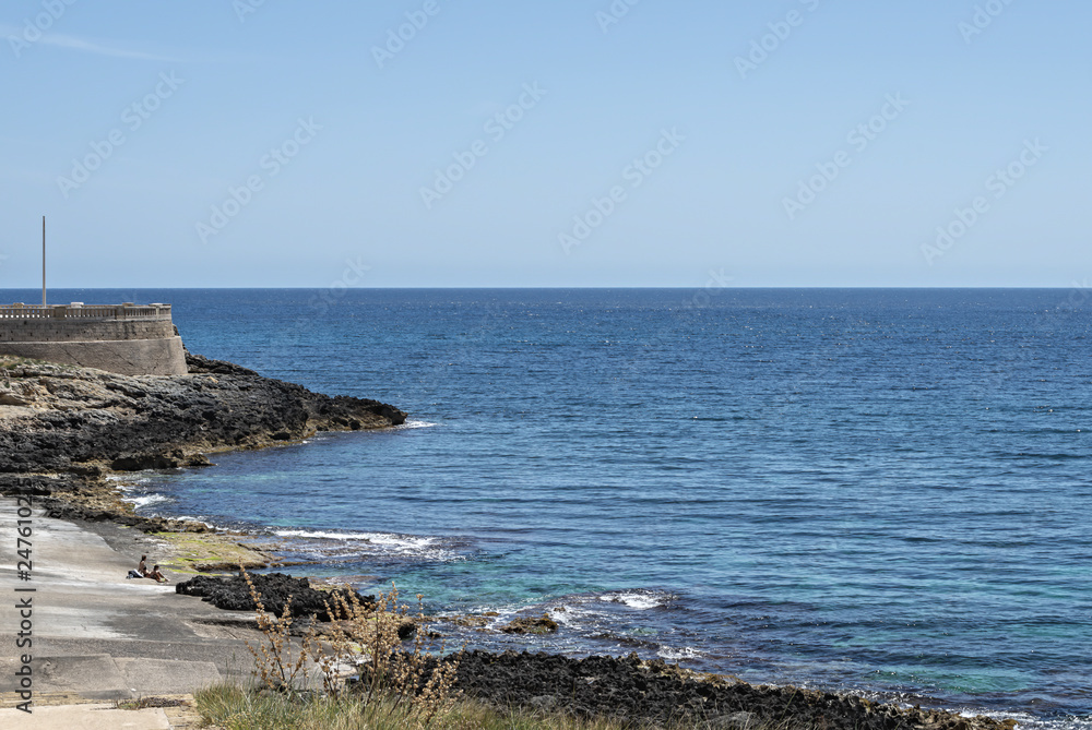 Italia Puglia Capo Santa Maria di Leuca lungomare scogli Italia Puglia Capo Santa Maria di Leuca lungomare scogli