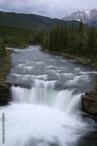 Mountain River Waterfall