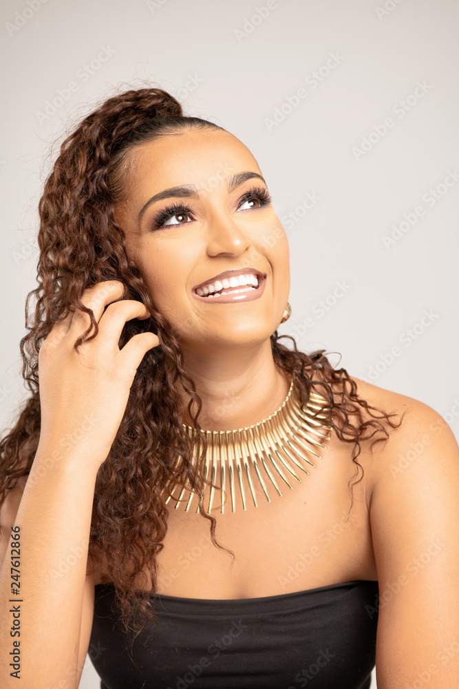 African-American Female Beauty Portrait African-American Female Beauty Portrait