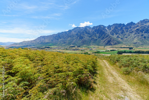 hiking jacks point track, view of the remarkables, queenstown, new zealand 2