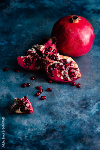 Wallpaper Mural Fresh pomegranate sections Torontodigital.ca