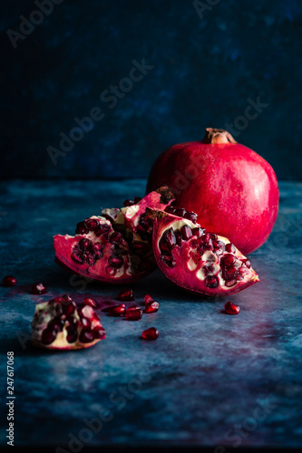 Wallpaper Mural Fresh pomegranate sections Torontodigital.ca