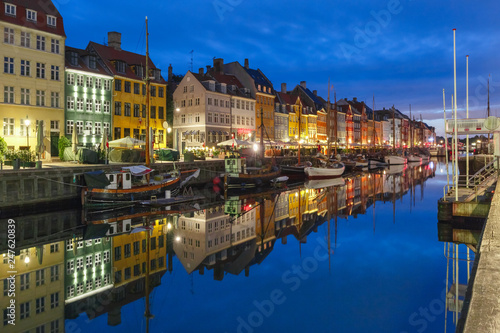 Nyhavn in Copenhagen, Denmark. © Kavalenkava