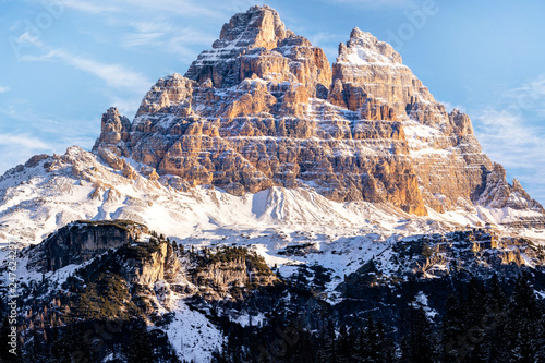 Valokuva Snowy Mountain Scene