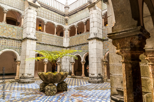 Lisbon, Portugal - September 17, 2014: Pena National Palace Palacio da Pena , Sintra, Portugal