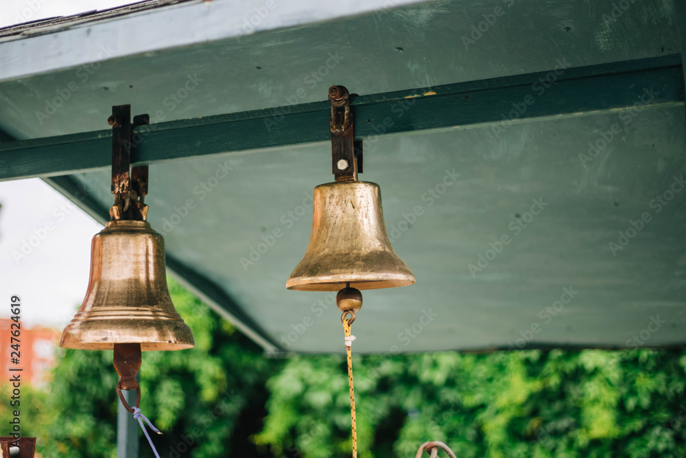 Obraz premium Metal bells. Church bell