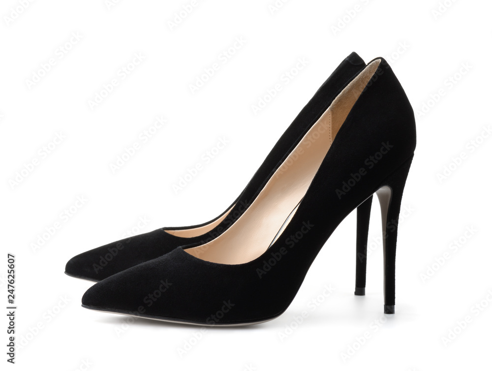 Black suede high heel shoes Black suede high heel shoes