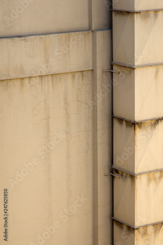 Corner of the modern building
