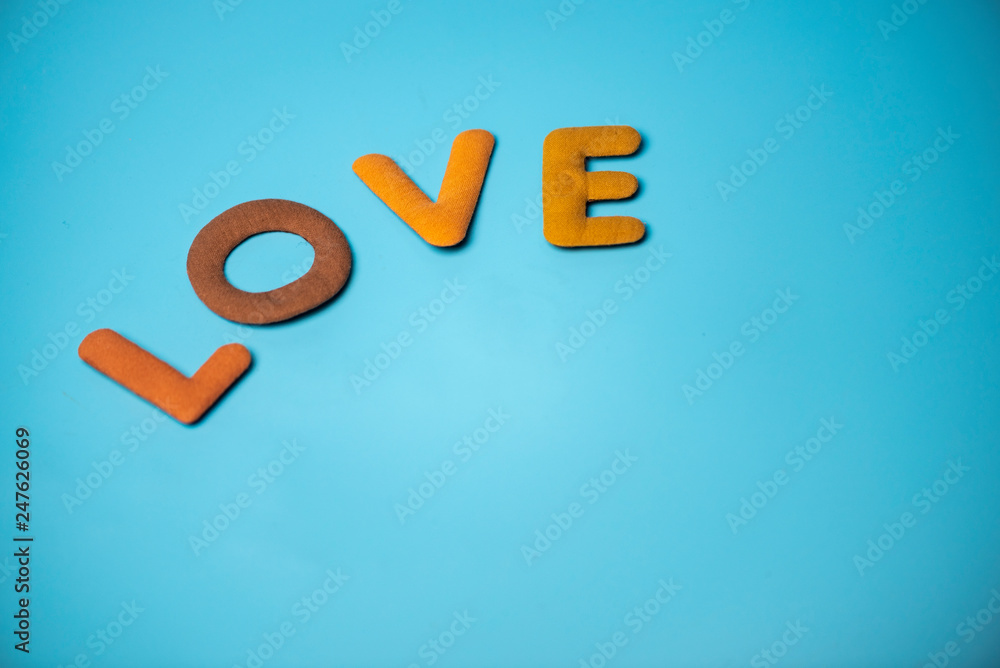 the word LOVE for Valentine's Day the word LOVE for Valentine's Day