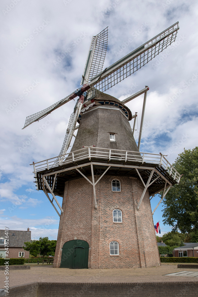 Windmill of Dalen Drenthe Netherlands.