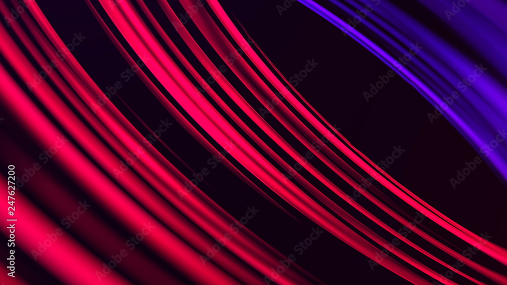 Many bright band lines, abstract computer generated backdrop, 3D rendering Many bright band lines, abstract computer generated backdrop, 3D rendering