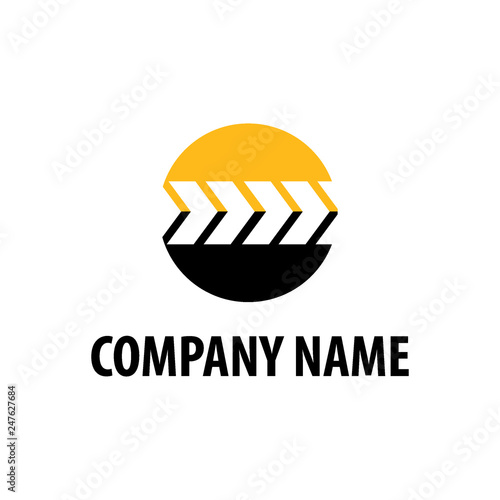 heavy equipment emblem logo vector