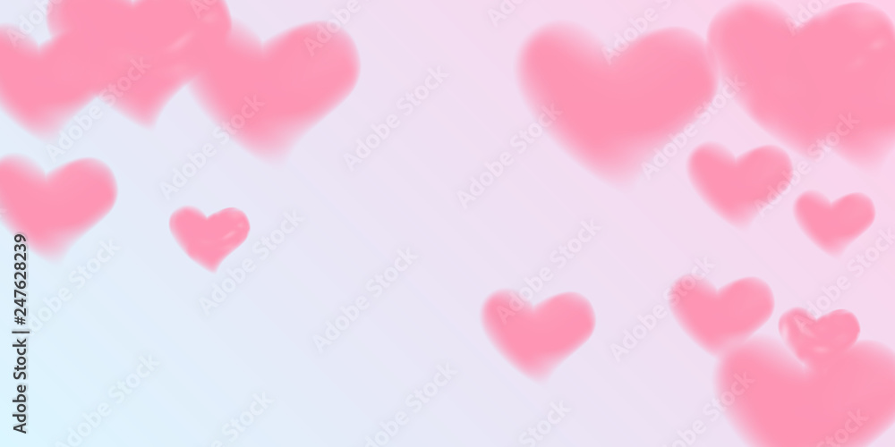 Hearts of confetti for valentines day Hearts of confetti for valentines day