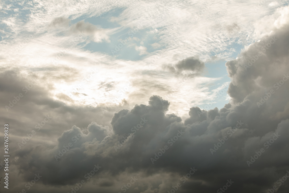 clouds give scenery up above