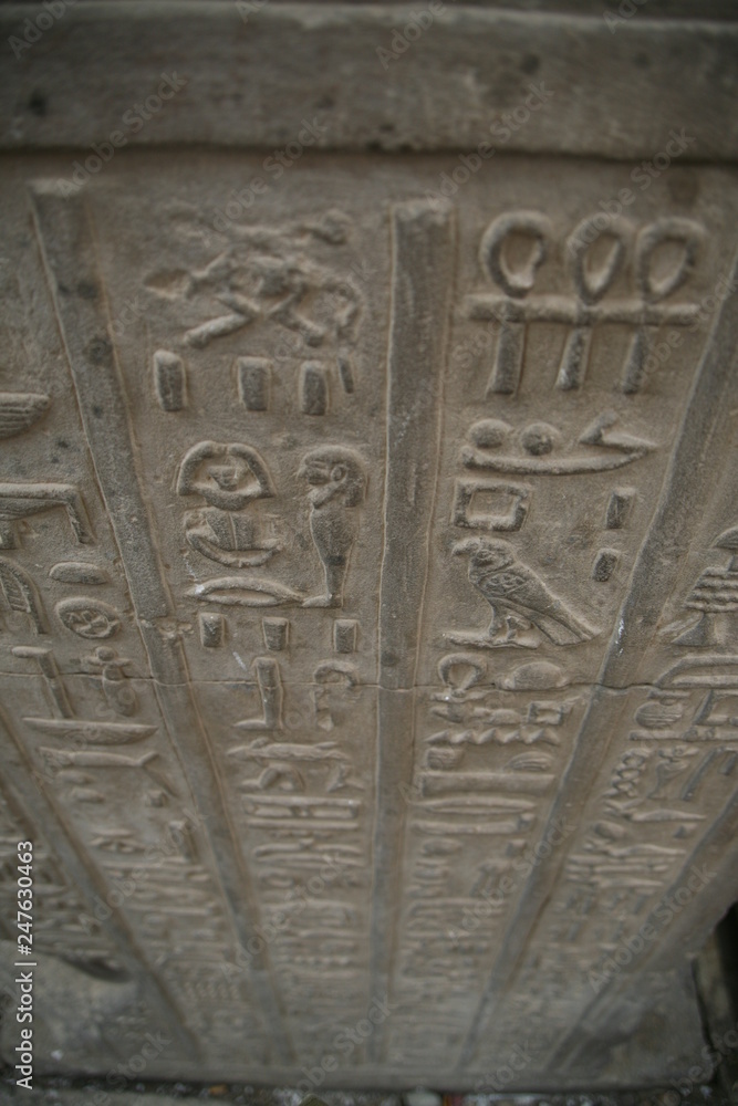 Hieroglyphs in Egypt