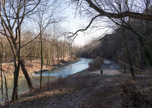 Fluss Schwechat im Helental 
